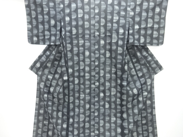 Kansai　絽抽象模様小紋着物